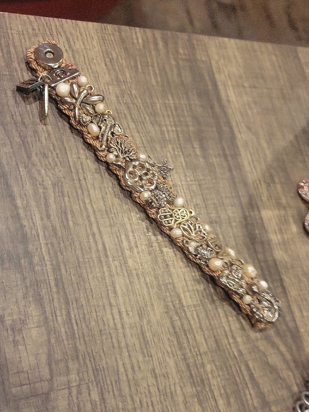 Janeth Quintanilla Vintage Woven Mystic Good Luck Bracelet,Exc.unused Cond.